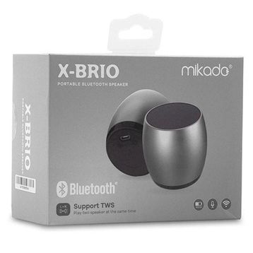 Mikado MD-2BT X-BRIO Gri Bluetooth Hoparlör