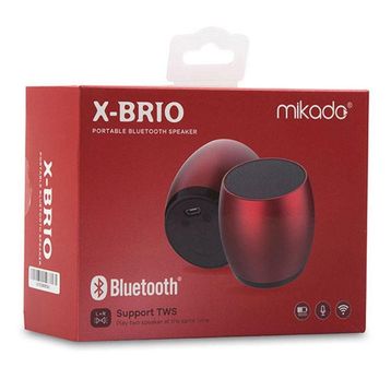 Mikado MD-2BT X-BRIO Kırmızı Bluetooth Hoparlör