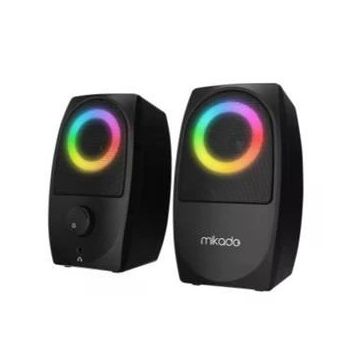 Mikado MD-90R 2.0 5 W 2 Siyah RGB 2.0 Gaming Bluetooth Speaker