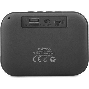 Mikado MD-BTX3 Gri Bluetooth Hoparlör
