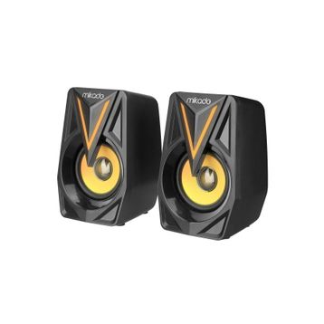 Mikado MD-S23 Glare 3x2 W Siyah USB 2.0 RGB Speaker