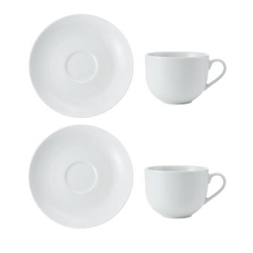 Mikasa Chalk Porselen 220 ml Çay Bardak Seti