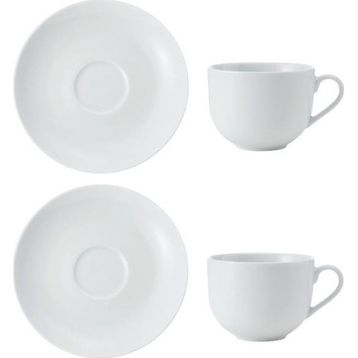 Mikasa Chalk Porselen 220 ml Çay Bardak Seti