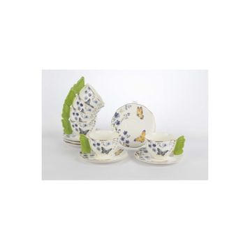 Mikasa Moor Butterfly Lovers 6lı 120 cc Kahve Fincan Seti