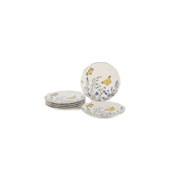 Mikasa Moor Butterfly Lovers 6lı 20 cm Pasta Tabağı