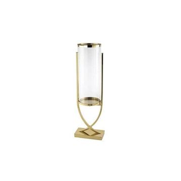 Mikasa Moor Gold X Ayaklı Metal Cam16x21x68 cm Mumluk