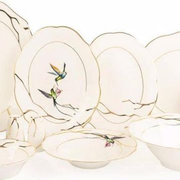 Mikasa Moor Harmony Altın Yaldızlı 74 Parça 12 Kişilik Yemek Takımı