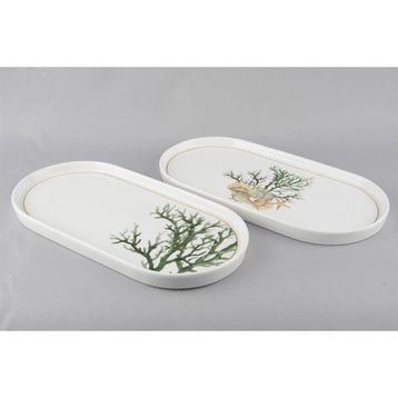 Mikasa Moor Marinet 2li Oval 32x16 cm Servis Tabağı Seti