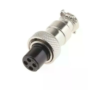 Mike 4 Pin 12 mm Dişi Konnektör