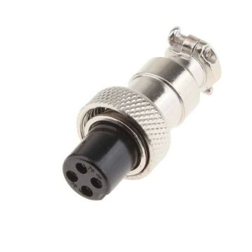 Mike 4 Pin 12 mm Dişi Konnektör