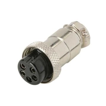 Mike 5 Pin 16 mm Dişi Konnektör