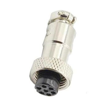 Mike 7 Pin 12 mm Dişi Konnektör