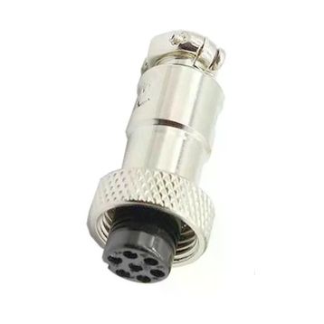 Mike 7 Pin 12 mm Dişi Konnektör