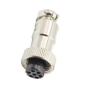Mike 7 Pin 12 mm Dişi Konnektör