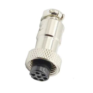 Mike 7 Pin 12 mm Dişi Konnektör