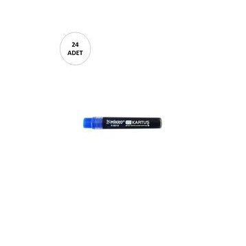 Mikro K-6019 24'lü Mavi Tahta Kalem Kartuşu