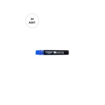 Mikro K-6019 24'lü Mavi Tahta Kalem Kartuşu