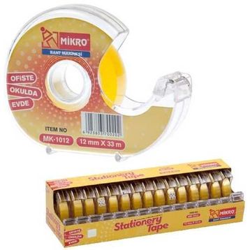 Mikro MK-1012 12 mmx33 metre 15'li Bant Makinesi