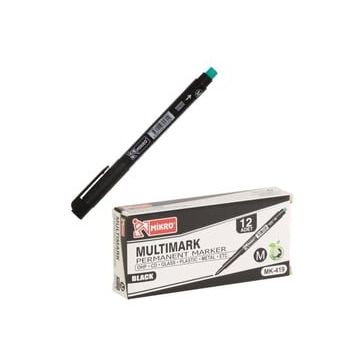 Mikro MK-419 Siyah S Permanent Asetat Kalem