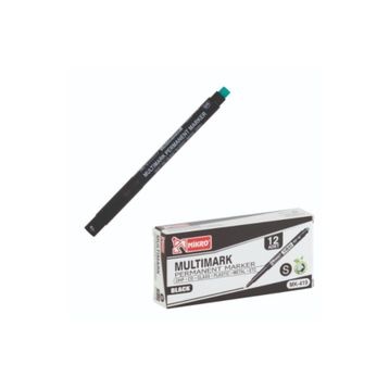 Mikro MK-419 Siyah S Permanent Asetat Kalem