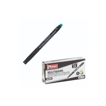 Mikro MK-419 Siyah S Permanent Asetat Kalem