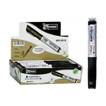 Mikro MR6010 Jumbo Permanent Siyah Marker Koli Kalemi
