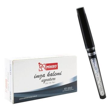Mikro ST-2212 Siyah İmza Kalemi Roller Kalem