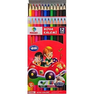 Mikrogold Tam Boy 12 Renk Kuru Boya