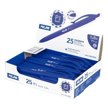 Milan 176510925 P1 Mavi Basmalı 25 Adet Tükenmez Kalem