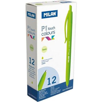 Milan 176552212 P1 Touch Yeşil 12 Adet Tükenmez Kalem