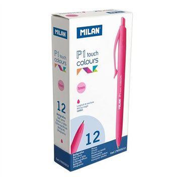 Milan 176553212 P1 Touch Pembe 12 Adet Tükenmez Kalem