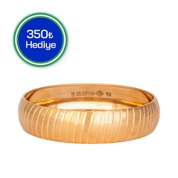 Milenyum Şarnelli Mücevher 16 gr 22 Ayar Bilezik