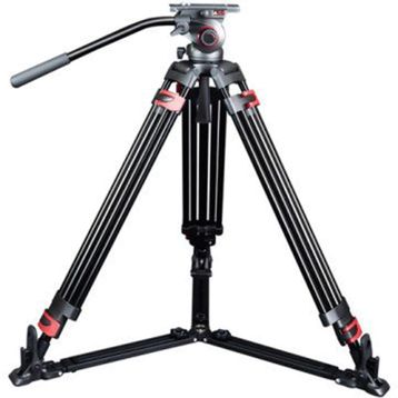 Miliboo MTT609A Hidrolik Kafalı Profesyonel Alüminyum Tripod