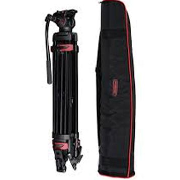 Miliboo MTT609A Hidrolik Kafalı Profesyonel Alüminyum Tripod