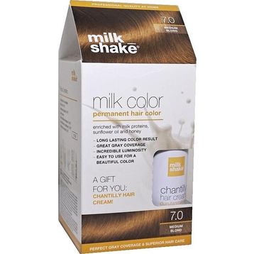 Milk Shake 7 Orta Kumral Saç Boyası ve 50 ml Saç Kremi Set