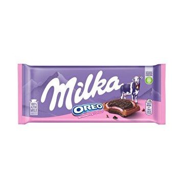 Milka Oreo Sandwich Çilek Aromalı 92 gr Çikolata