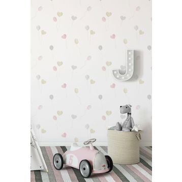 Milky Baby 432-1 Renkli Balon Desenli Çocuk Duvar Kağıdı