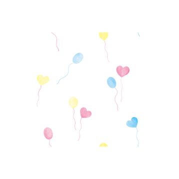 Milky Baby 432-2 Renkli Balon Desenli Çocuk Duvar Kağıdı
