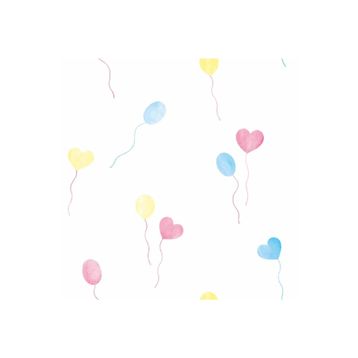 Milky Baby 432-2 Renkli Balon Desenli Çocuk Duvar Kağıdı