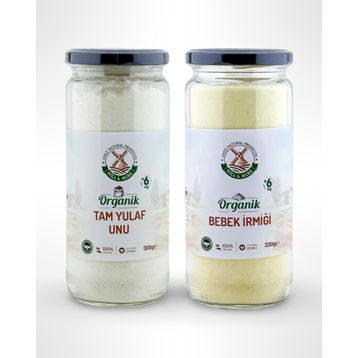 Mill More 330 gr Organik Bebek İrmiği + 300 gr Organik Tam Yulaf Unu