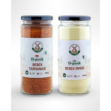 Mill More 400 gr Organik Bebek Tarhanası + 330 gr Organik Bebek İrmiği