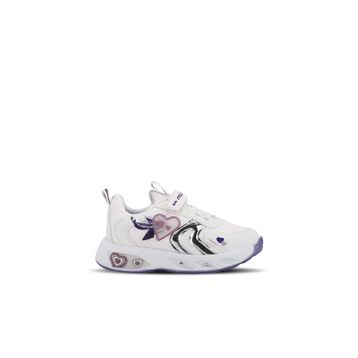 Mille Paolino In Beyaz-Mor Kız Çocuk Sneaker Ayakkabı