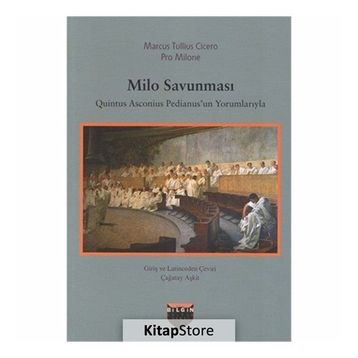 Milo Savunması - Marcus Tullius Cicero