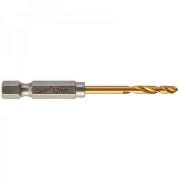 Milwauke Shockwave HSS-G Hex Girişli Metal 2'li Paket 3.2x66.5 mm Matkap Ucu