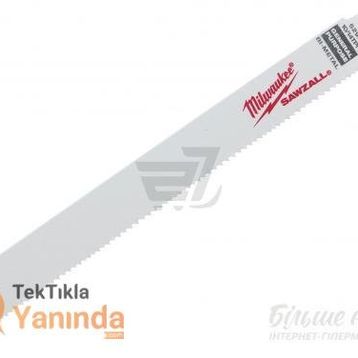 Milwaukee 200 mm Sawzall Ahşap Metal Plastik Universal Tilki Kuyruğu Bıçağı