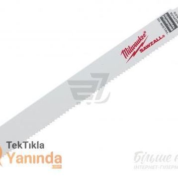 Milwaukee 200 mm Sawzall Ahşap Metal Plastik Universal Tilki Kuyruğu Bıçağı
