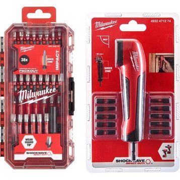 Milwaukee 49 Parça Shockwave Dik Açılı Darbeli Bits Seti