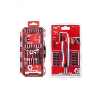Milwaukee 49 Parça Shockwave Dik Açılı Darbeli Bits Seti
