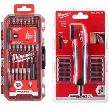 Milwaukee 49 Parça Shockwave Dik Açılı Darbeli Bits Seti