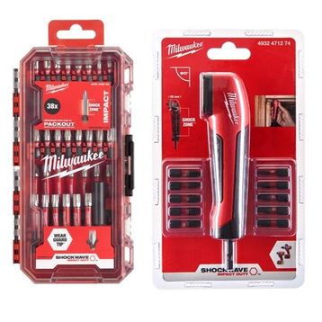 Milwaukee 49 Parça Shockwave Dik Açılı Darbeli Bits Seti